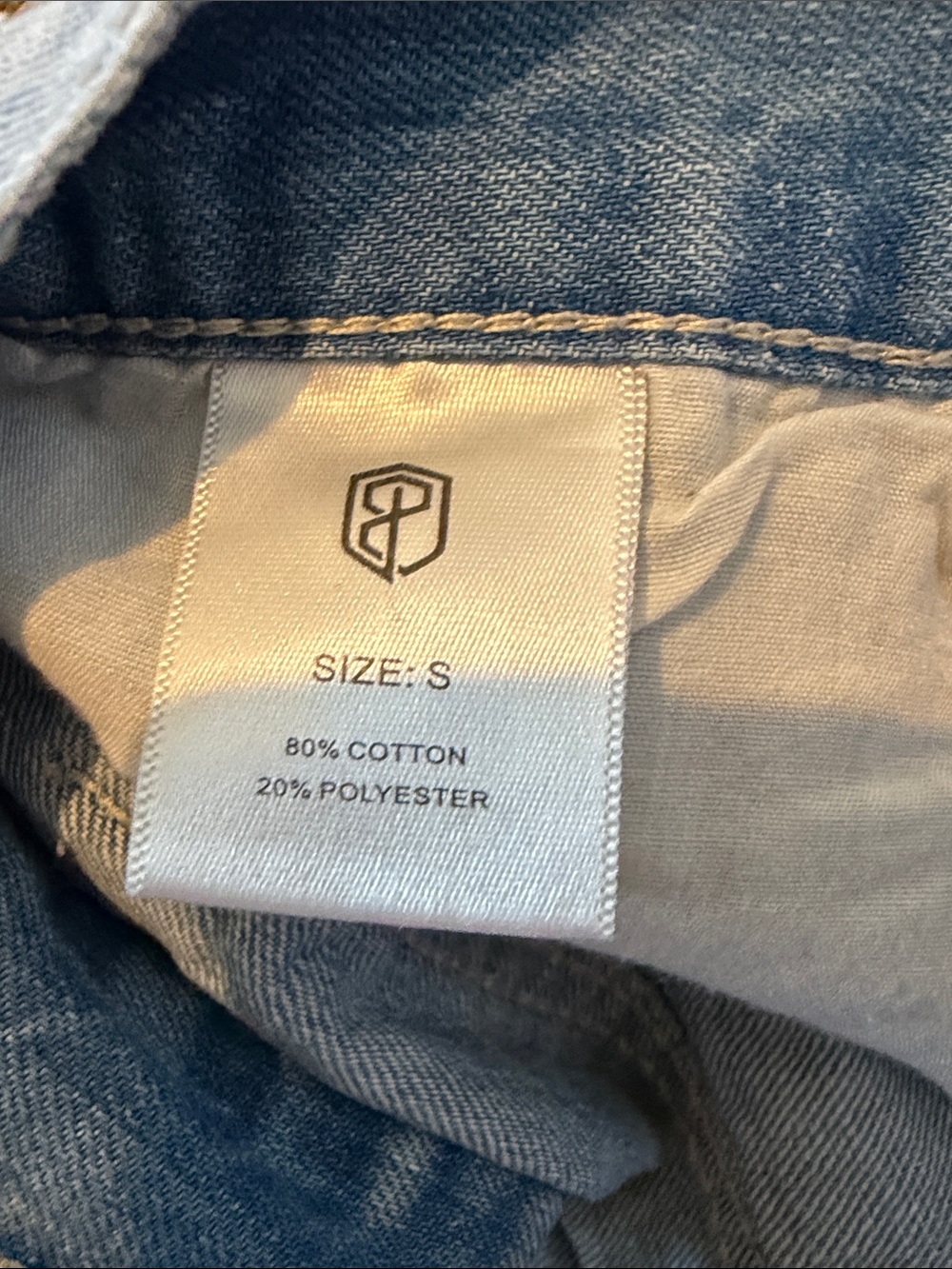 Born Primitive Light Blue Frayed Hem Denim Shorts - Picture 2 of 5